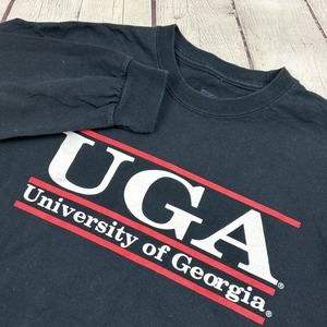 University of Georgia Bulldogs T Shirt Mens Medium Long Sleeve Tee‎